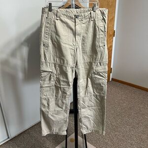 X2 by Express Men's Beige Baggy Cargo Pants